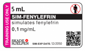 Fenylefrin 0,1mg Label