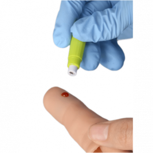 Finger for blodsukker testing