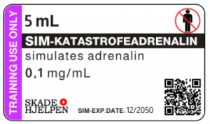 Katastrofeadrenalin 0,1mg Label