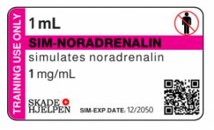 Noradrenalin 1mg Label